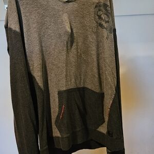 Harley davidson long sleeve shirt with hood men L